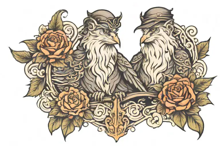 merlin tattoo design idea