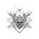 Number 57 tattoo design idea