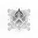 Number 57 tattoo design idea