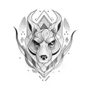 Number 57 tattoo design idea