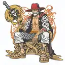 shanks one piece tattoo design idea