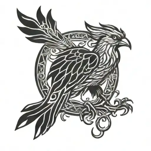 liverbird tattoo design idea