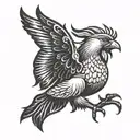 liverbird tattoo design idea