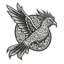 liverbird tattoo design idea