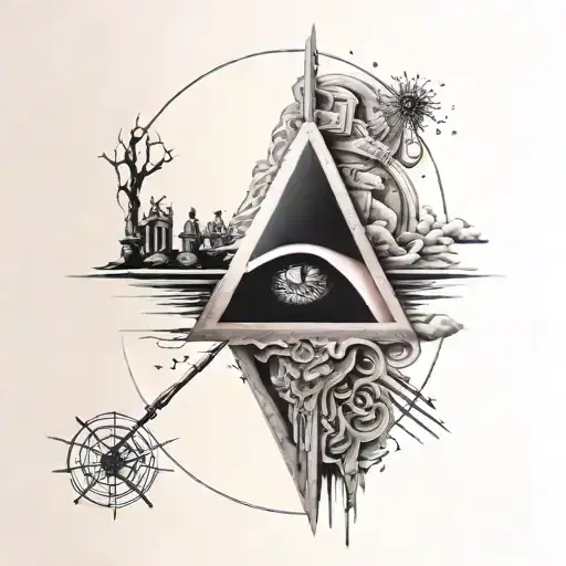 pink floyd tattoo design idea