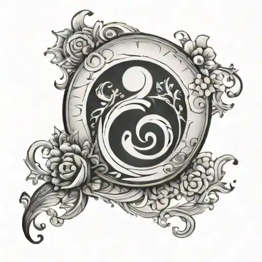 semi colon tattoo design idea