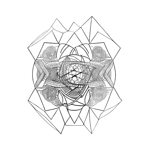 stoicism, creative tattoo design idea