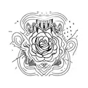 stoicism, creative tattoo design idea