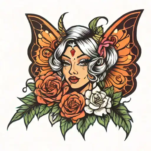 nucki minaj tattoo design idea