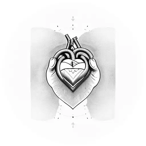 heart for my mom  tattoo design idea