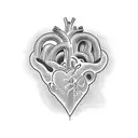heart for my mom  tattoo design idea