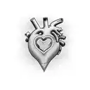 heart for my mom  tattoo design idea