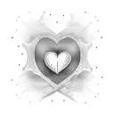 heart for my mom  tattoo design idea
