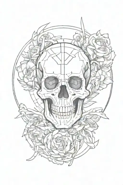 twenty one pilots skeleton clique logo tattoo design idea