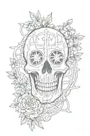 twenty one pilots skeleton clique logo tattoo design idea