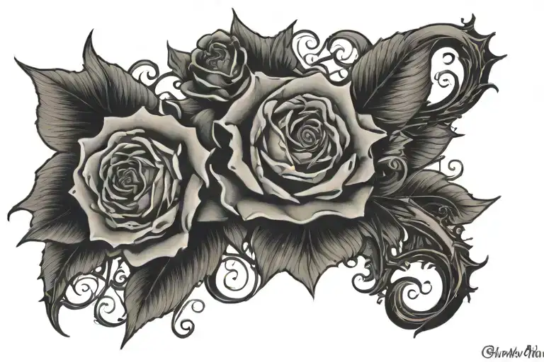 the tattoo must be a writing that says "c'est pas facil ma ma passerà" and must be written in a mix between gothic and c tattoo design idea