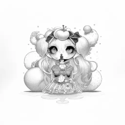 Melanie Martinez portals  tattoo design idea