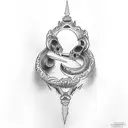 couple ring tattoo tattoo design idea