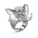 couple ring tattoo tattoo design idea