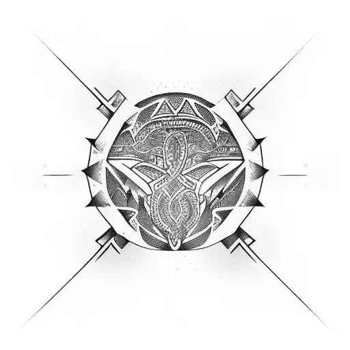 a symbol of strength and patience  tattoo design idea