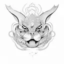 strength  tattoo design idea