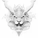 strength  tattoo design idea