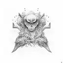 strength  tattoo design idea