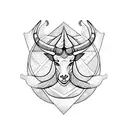 Capricorn tattoo design idea