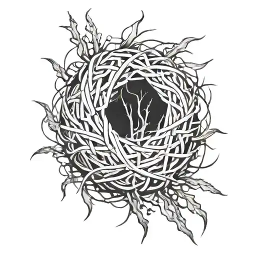 tumbleweed tattoo design idea