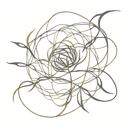 tumbleweed tattoo design idea