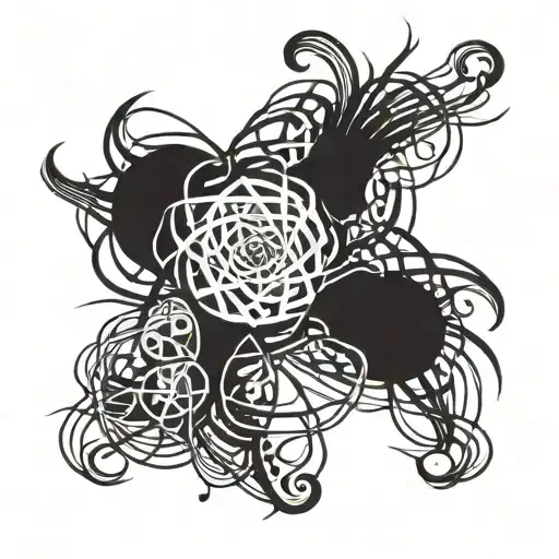 tumbleweed tattoo design idea
