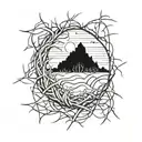 tumbleweed tattoo design idea