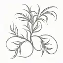 tumbleweed tattoo design idea