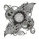 tumbleweed tattoo design idea
