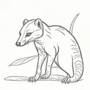 mongoose tattoo design idea