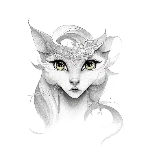 Jasmin name in paint brush  tattoo design idea