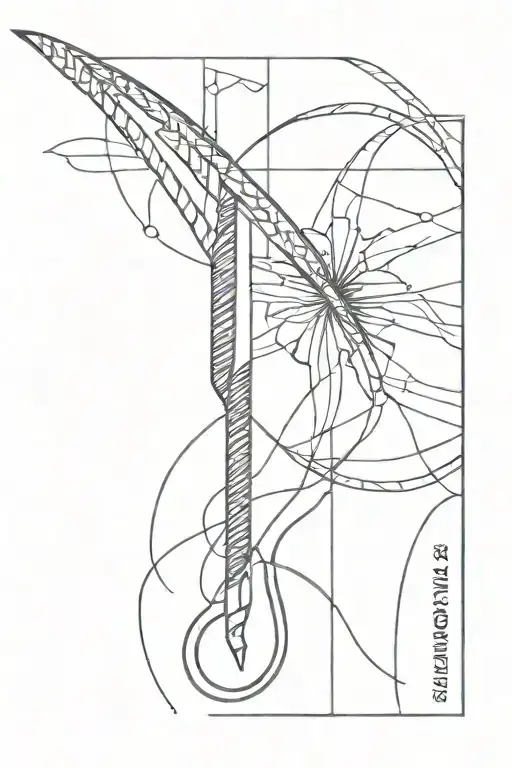 zipper tattoo design idea