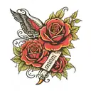 altruism, brotherly love with a brother tattoo design idea