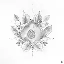 bay leaf  tattoo design idea