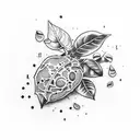 bay leaf  tattoo design idea