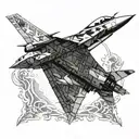 F-16, Falcon flying tattoo design idea