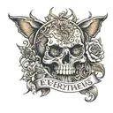 everything happens for a reason tattoo design idea