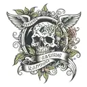 everything happens for a reason tattoo design idea
