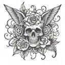 everything happens for a reason tattoo design idea