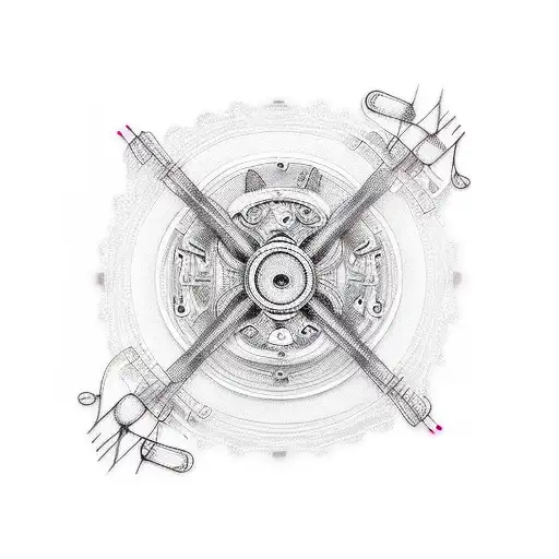 musica electronica tattoo design idea