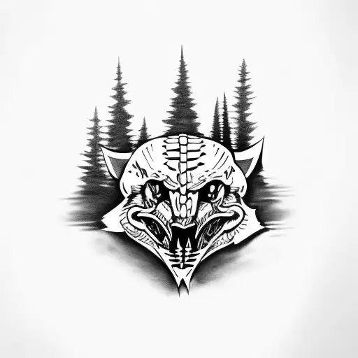 lacrosse stick tattoo design idea