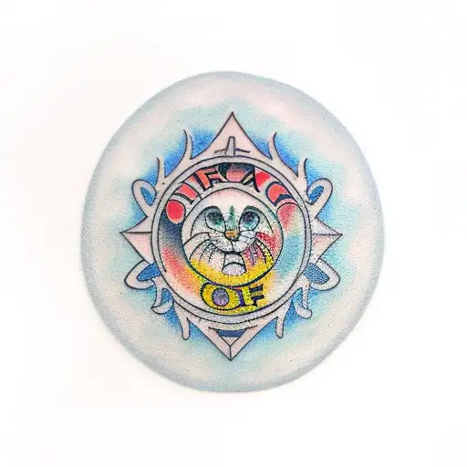 circle of life tattoo design idea