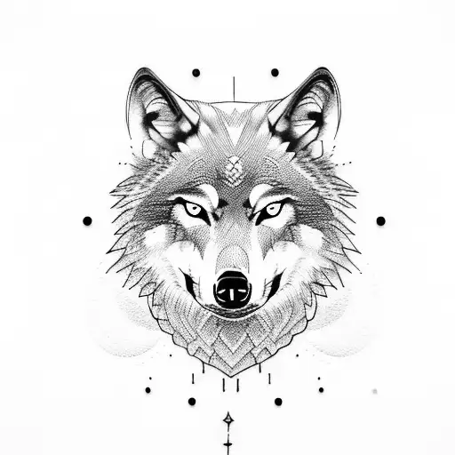 wolf+bear+owl tattoo design idea