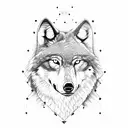 wolf+bear+owl tattoo design idea