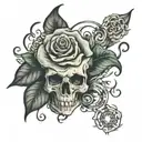 everything happens happens for a reason tattoo design idea